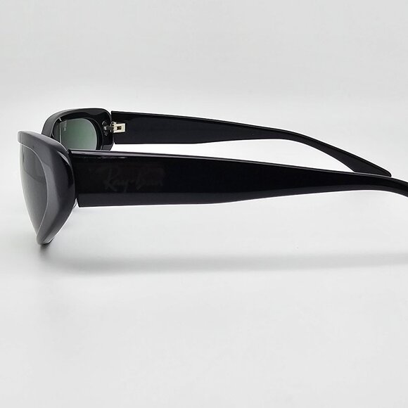Ray-Ban B&L W1924 XVAR Black Frame G-15 Green Glass Lens Cat Eye Sunglasses 55mm main image 4